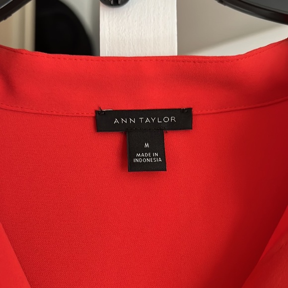 Ann Taylor Size M Orange dress - Picture 4 of 4